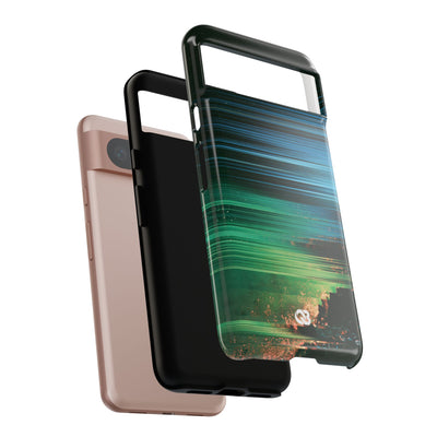 Digital Shoreline Drift · Tough Phone Case for Pixel ·  Teal