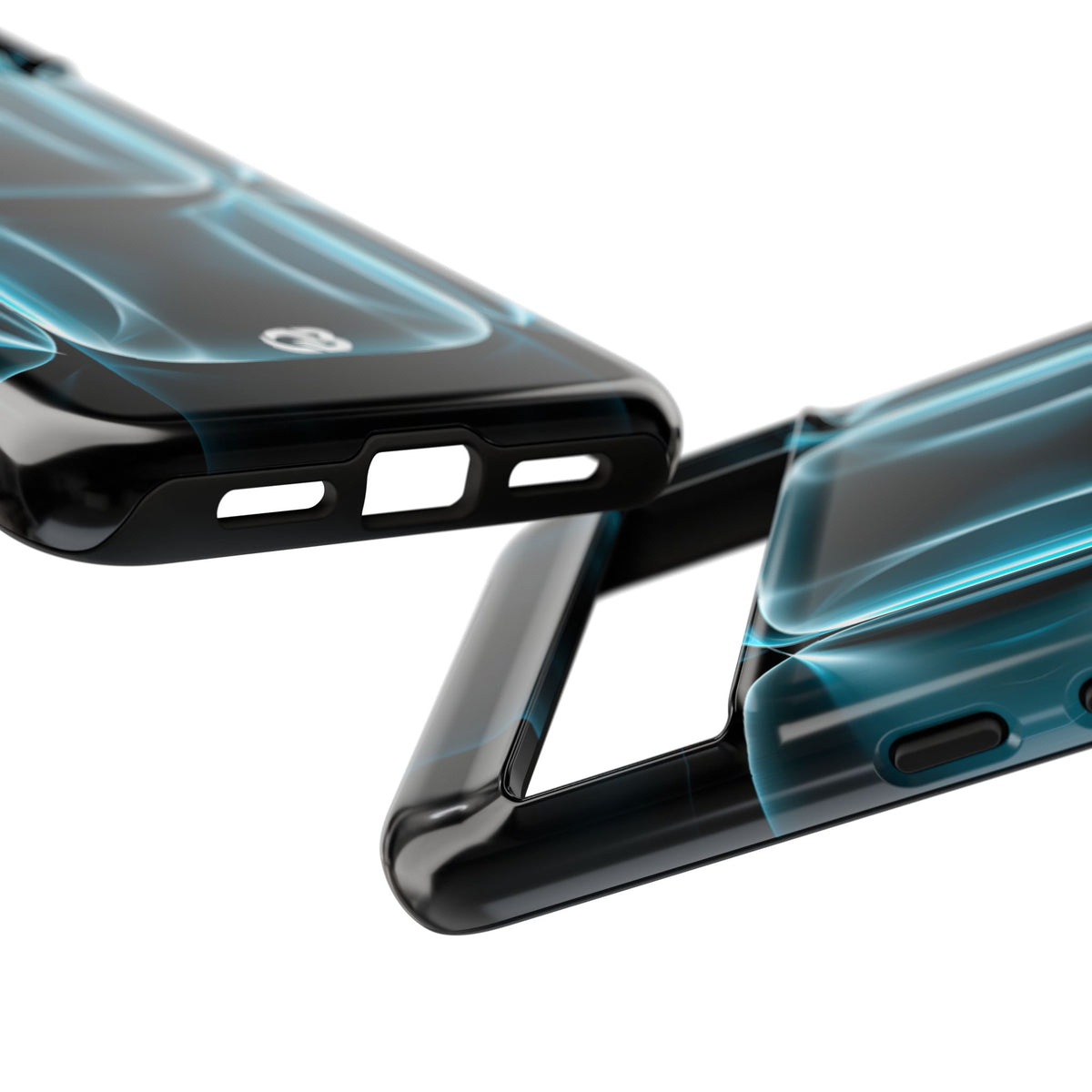 Translucent Cyber Grid · Tough Phone Case for Pixel ·  Teal