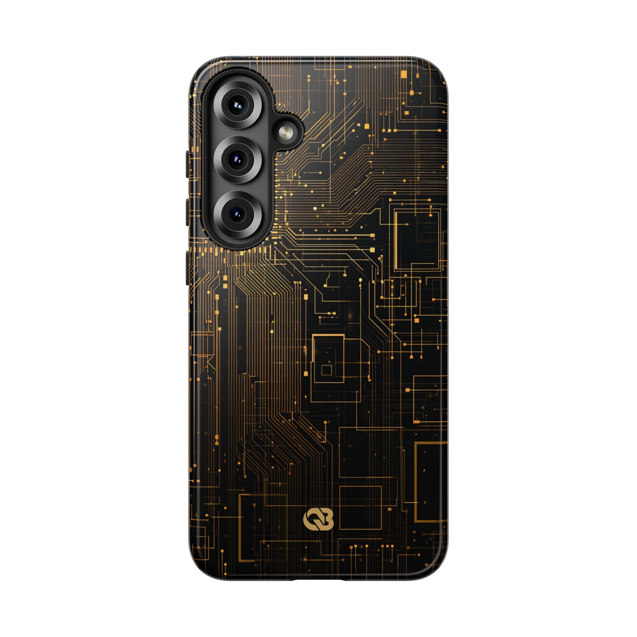 Gold Tough Phone Case for Samsung - Amber Core Mainframe