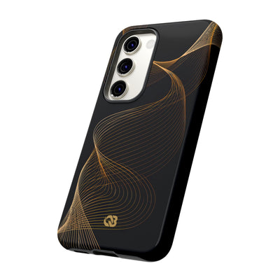 Gold Tough Phone Case for Samsung - Burnished Bronze Helix