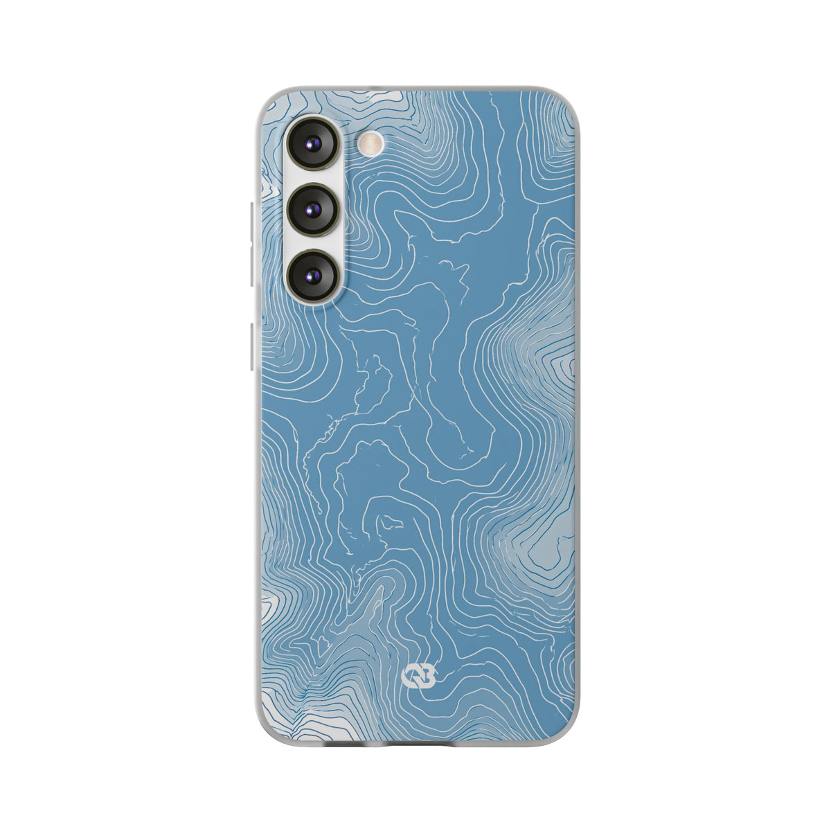 Glacial Basin Topo · Lite Phone Case for Samsung · Blue