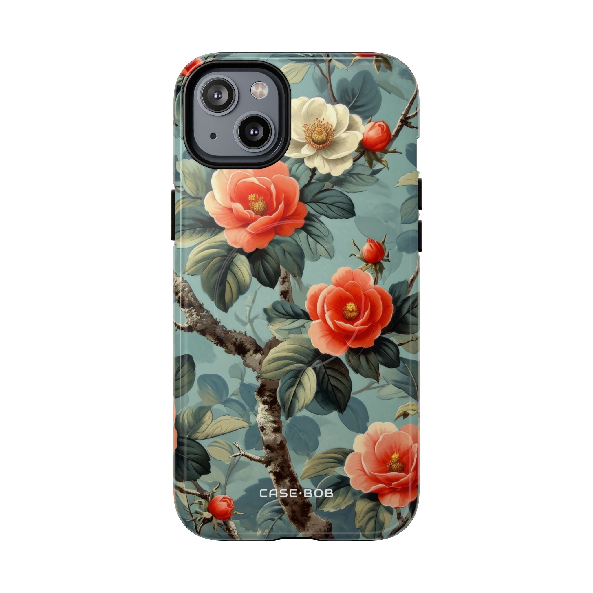Coral Bloom iPhone 14 Plus Case - Tough+