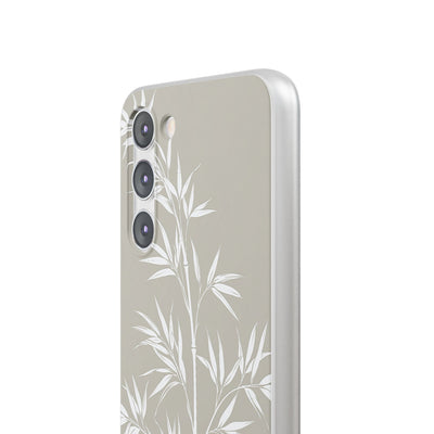 Beige Lite Phone Case for Samsung - Sandstone Bamboo Stalks