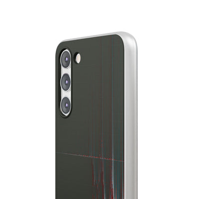 Black Lite Phone Case for Samsung - Corrupted Data Stream