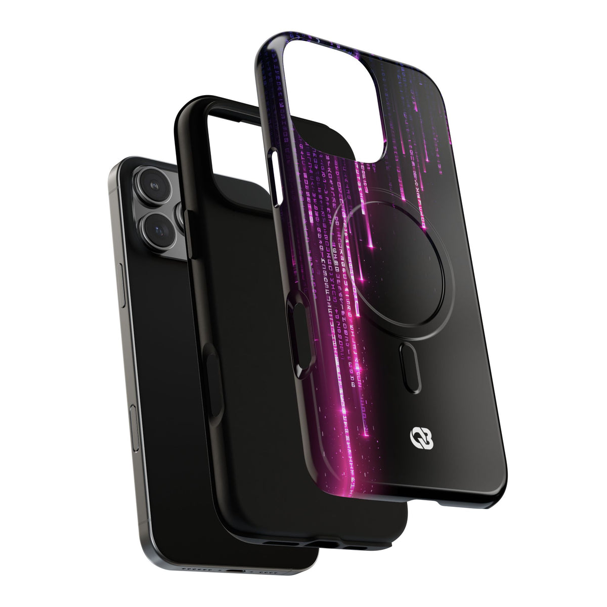 Binary Cascade · Tough 2.0 Magnetic Phone Case for iPhone · Black