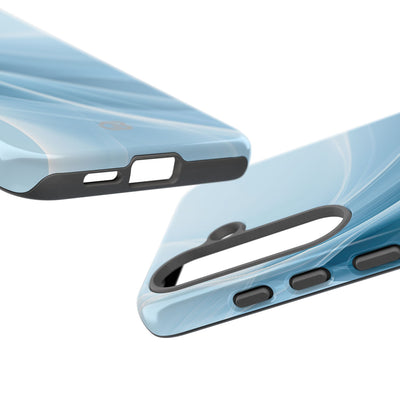 Blue Tough Phone Case for Samsung - Arctic Silk Drift