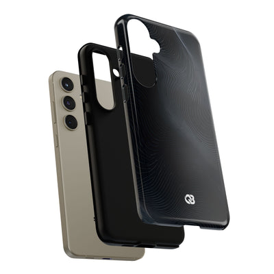 Black Tough Phone Case for Samsung - Obsidian Ridge Flux