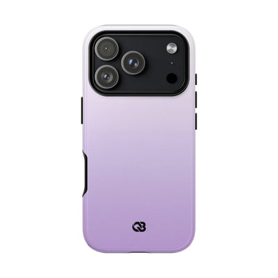 Purple Tough Phone Case for iPhone - Frosted Lavender Fade