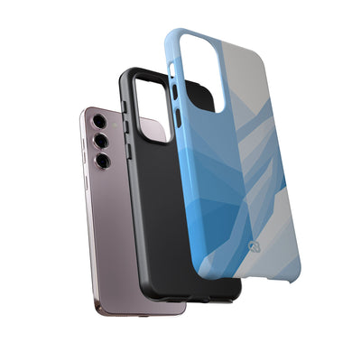 Blue Tough Phone Case for Samsung - Arctic Glacial Ridge