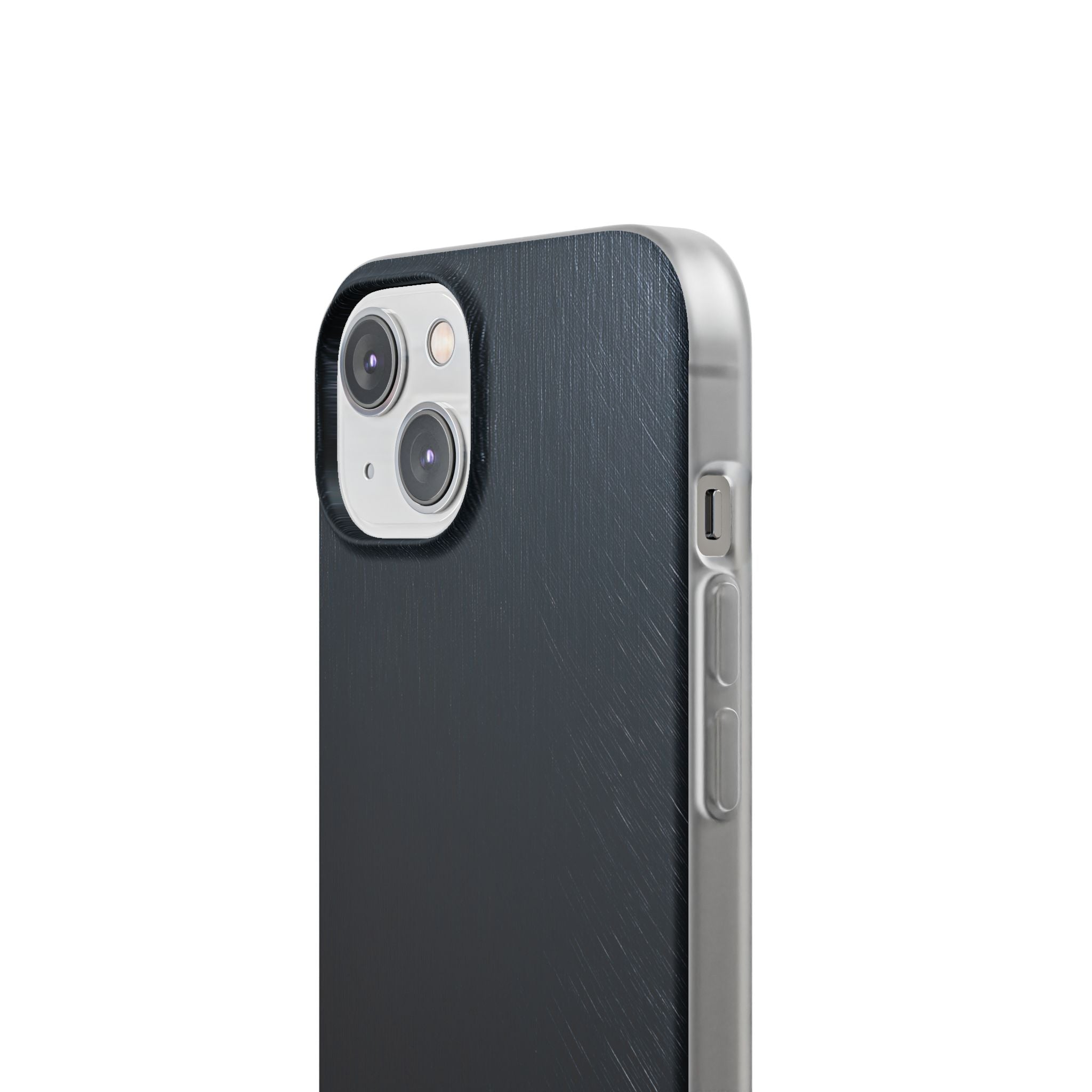 Black Lite Phone Case for iPhone - Midnight Brushed Grain