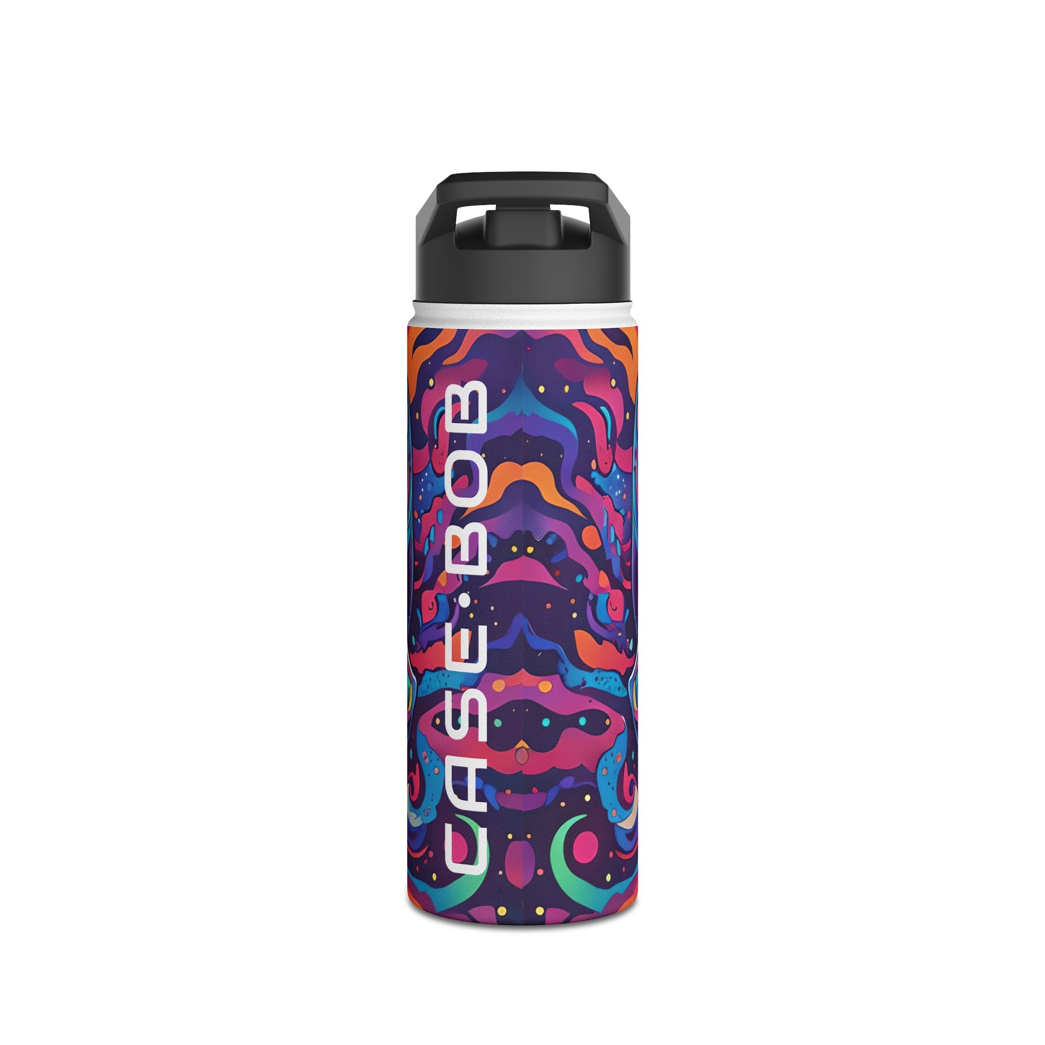 Psychedelic Skull - Stainless Steel Water Bottle