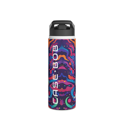 Psychedelic Skull - Stainless Steel Water Bottle
