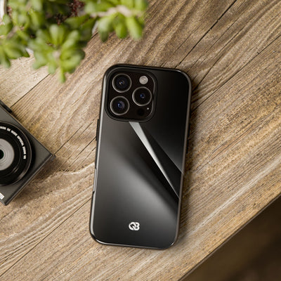 Obsidian Ridge · Tough Phone Case for iPhone · Black