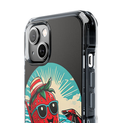 Ρετρό Παραλιακό Μούρο · Impact Θήκη για iPhone · Magsafe