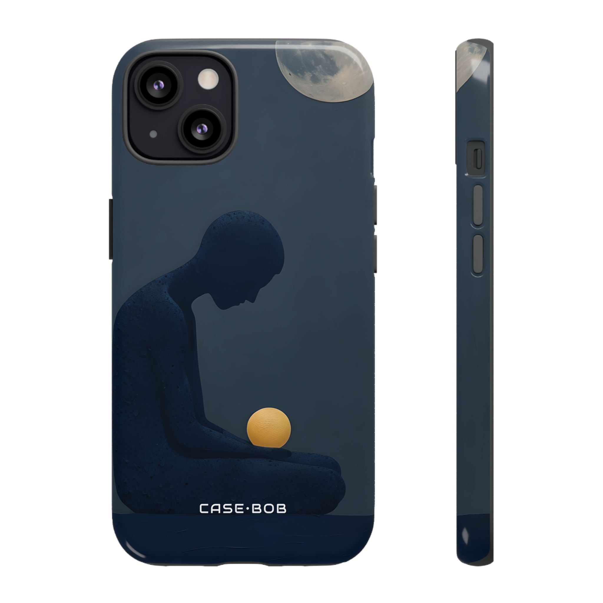 Maanverlichte Contemplatie iPhone 13 Cover - Tough