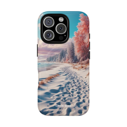 Snowy Footprints iPhone 16 Pro Case - Tough+
