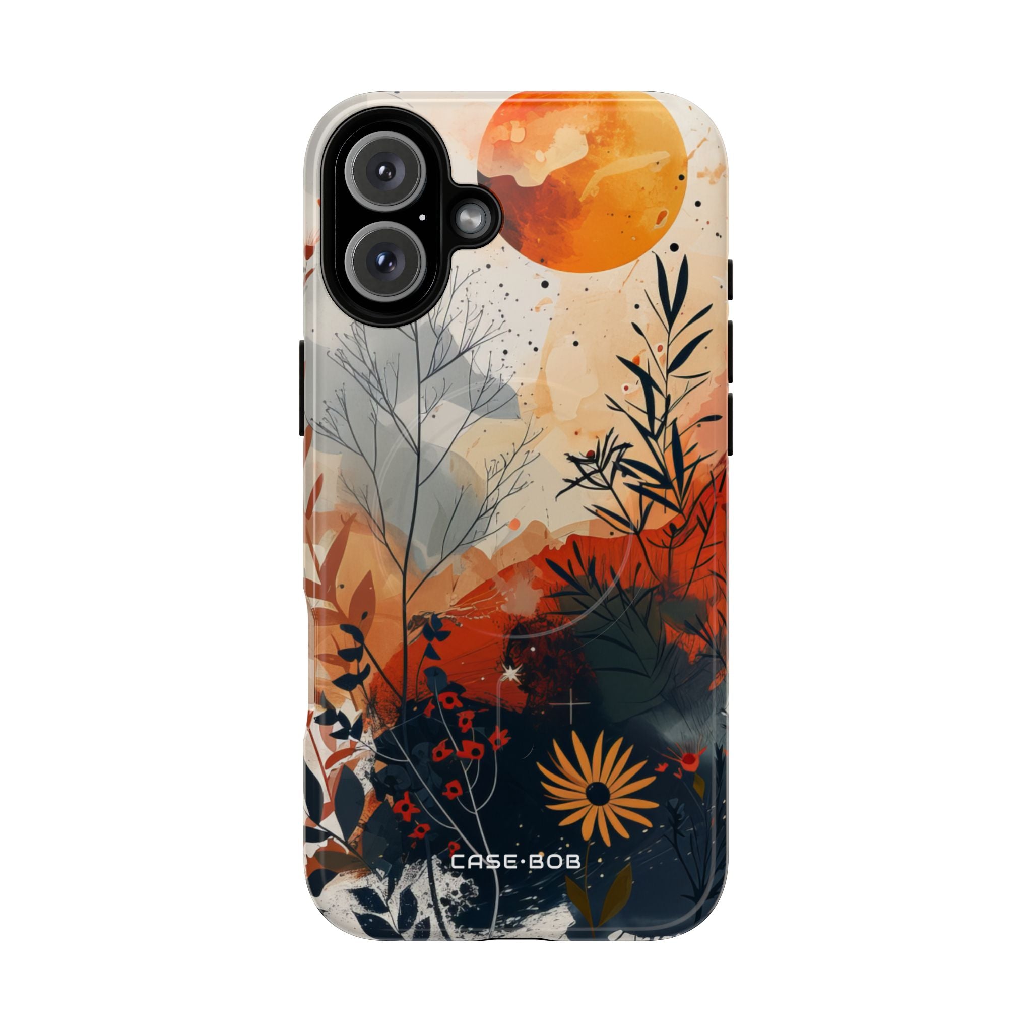 Orange Solstice iPhone 16 Plus Cover - Tough+