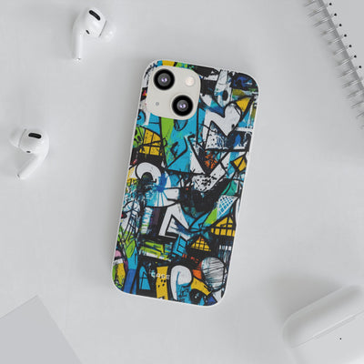 White Ripple Drift iPhone 13 mini Case - Soft