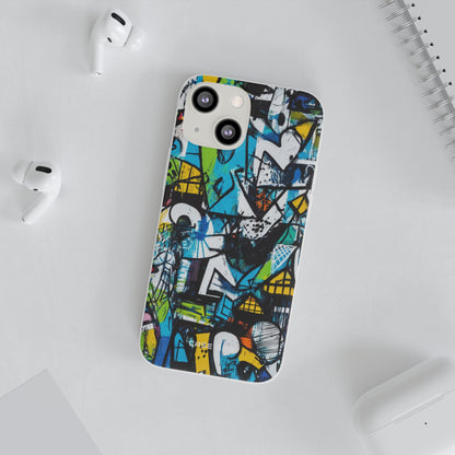 White Ripple Drift iPhone 13 mini Case - Soft