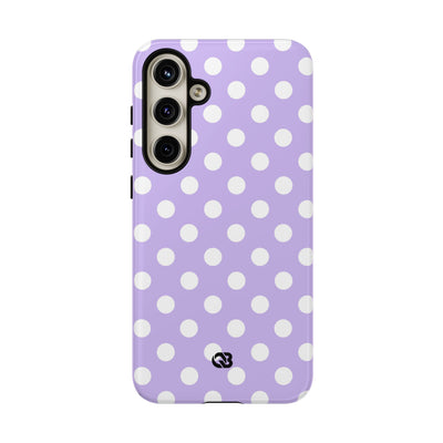 Lavender Polka Grid · Tough Θήκη για Samsung