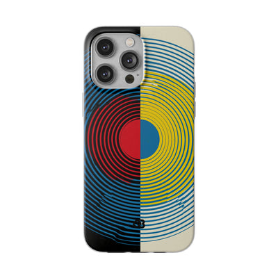 Blue Lite Phone Case for iPhone - Primary Circuit Orbit