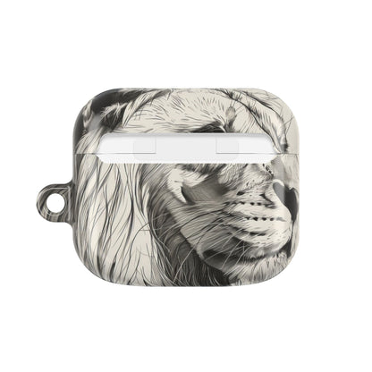 Lion Whisper Gray - AirPods Case