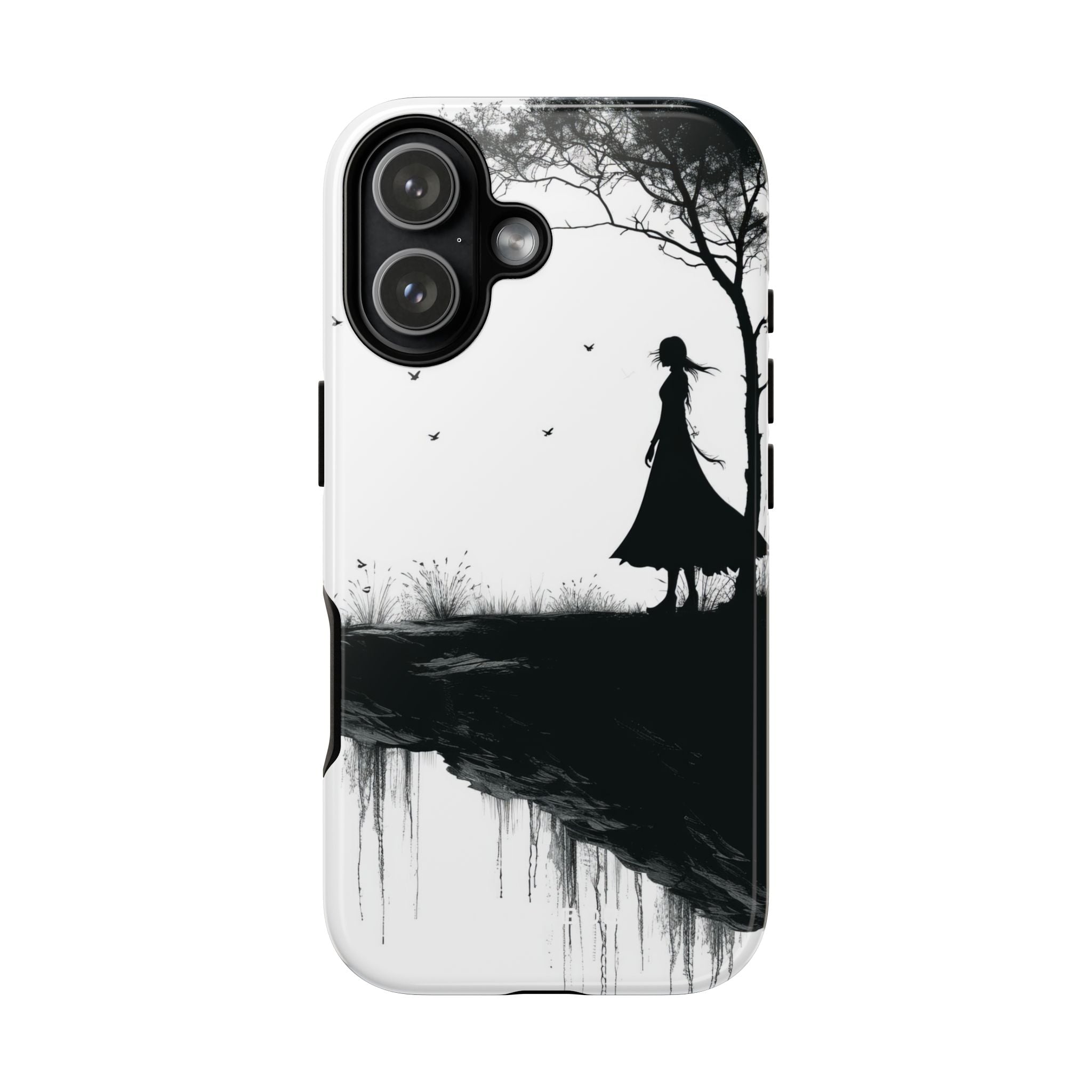 Cliffside Silhouette iPhone 17 Case - Tough - CASE•BOB