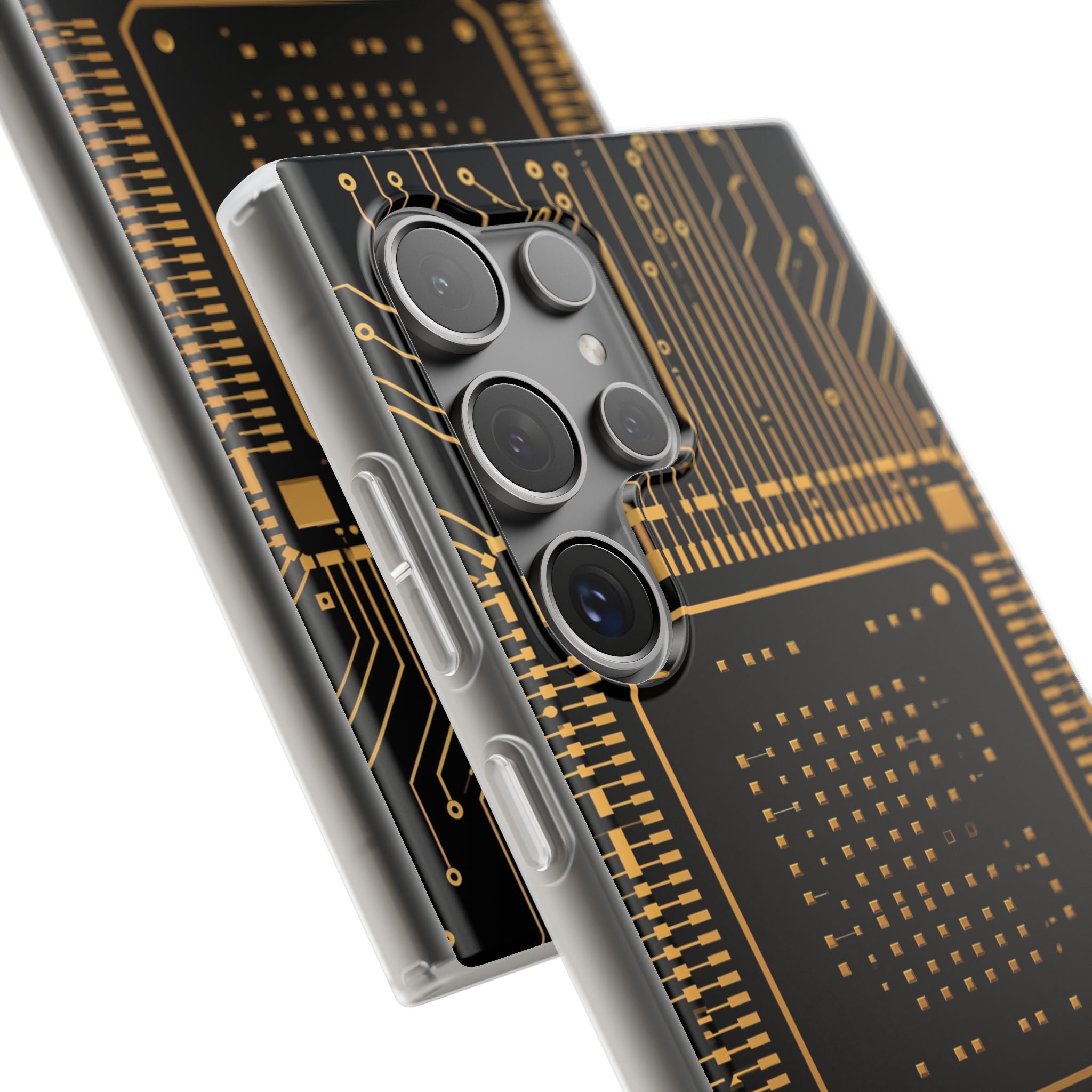 Gold Lite Phone Case for Samsung - Cyber Gold Processor