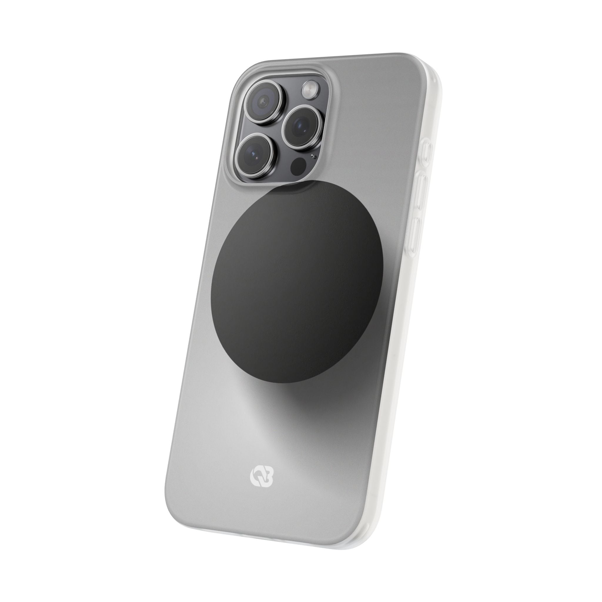 Grey Lite Phone Case for iPhone - Matte Onyx Sphere