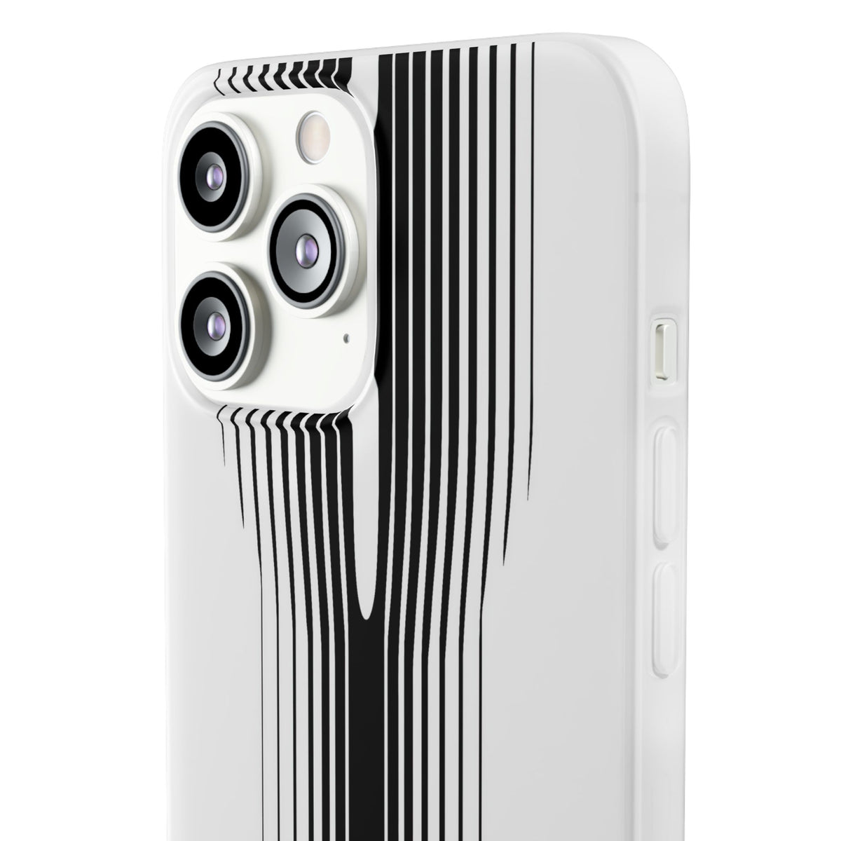 Linear Compression · Lite Phone Case for iPhone ·  Black