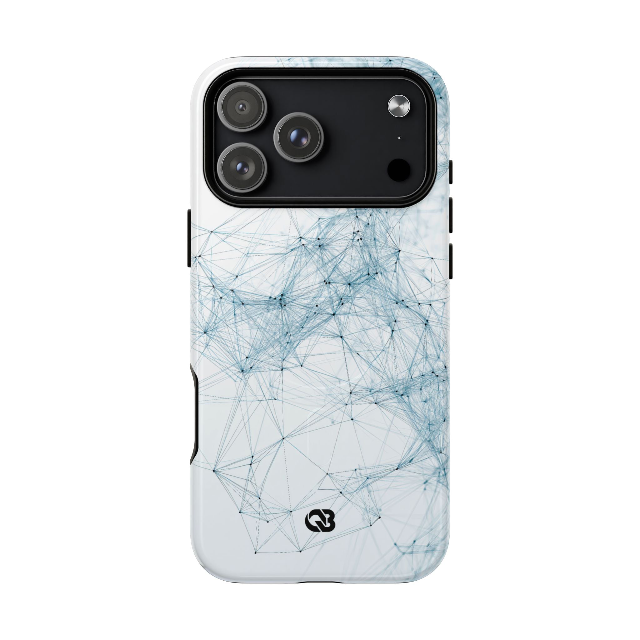 Blue Tough 2.0 Magsafe Phone Case for iPhone - Glacial Neural Web