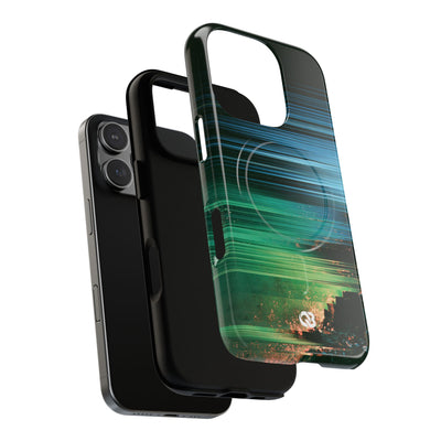 Digital Shoreline Drift · Tough 2.0 Magnetic Phone Case for iPhone · Teal