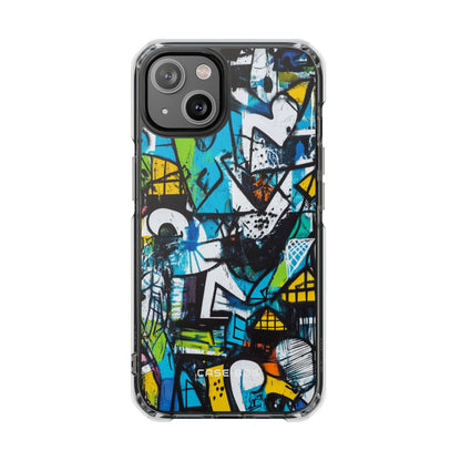 Weißer Ripple Drift iPhone 14 Case - Impact