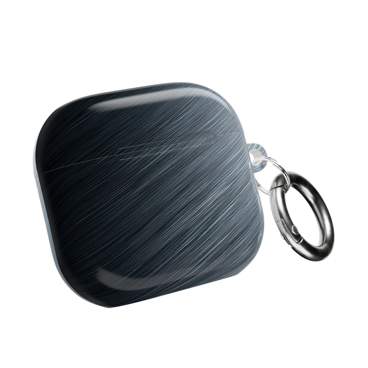 Brushed Obsidian Steel · Hard Case for AirPods & AirPods Pro · Grey
