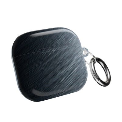 Brushed Obsidian Steel · Hard Case for AirPods & AirPods Pro · Grey