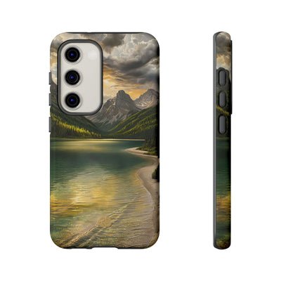 Gilded Mountain Lake · Tough etui na telefon dla Samsung