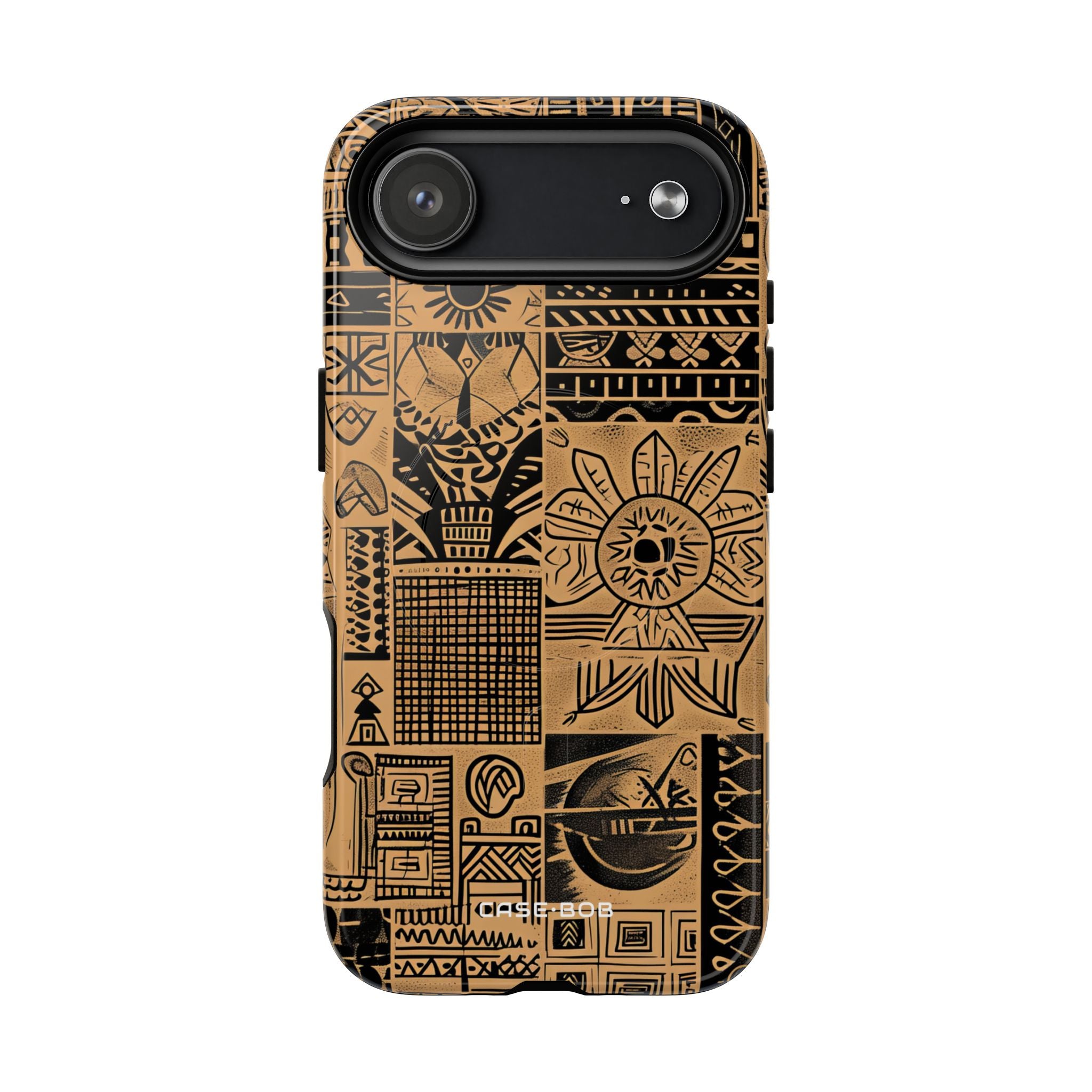 Tribal Faces iPhone 17 Air Case - Tough+ - CASE•BOB