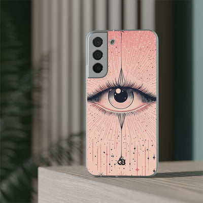 Obsidian Cosmic Gaze · Soft Coque de téléphone pour Samsung