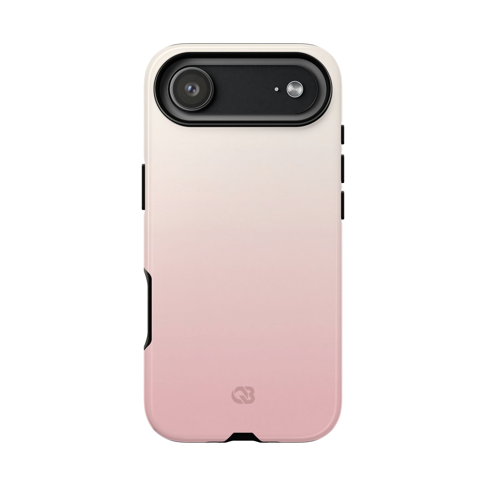 Pink Tough Phone Case for iPhone - Frosted Blush Horizon