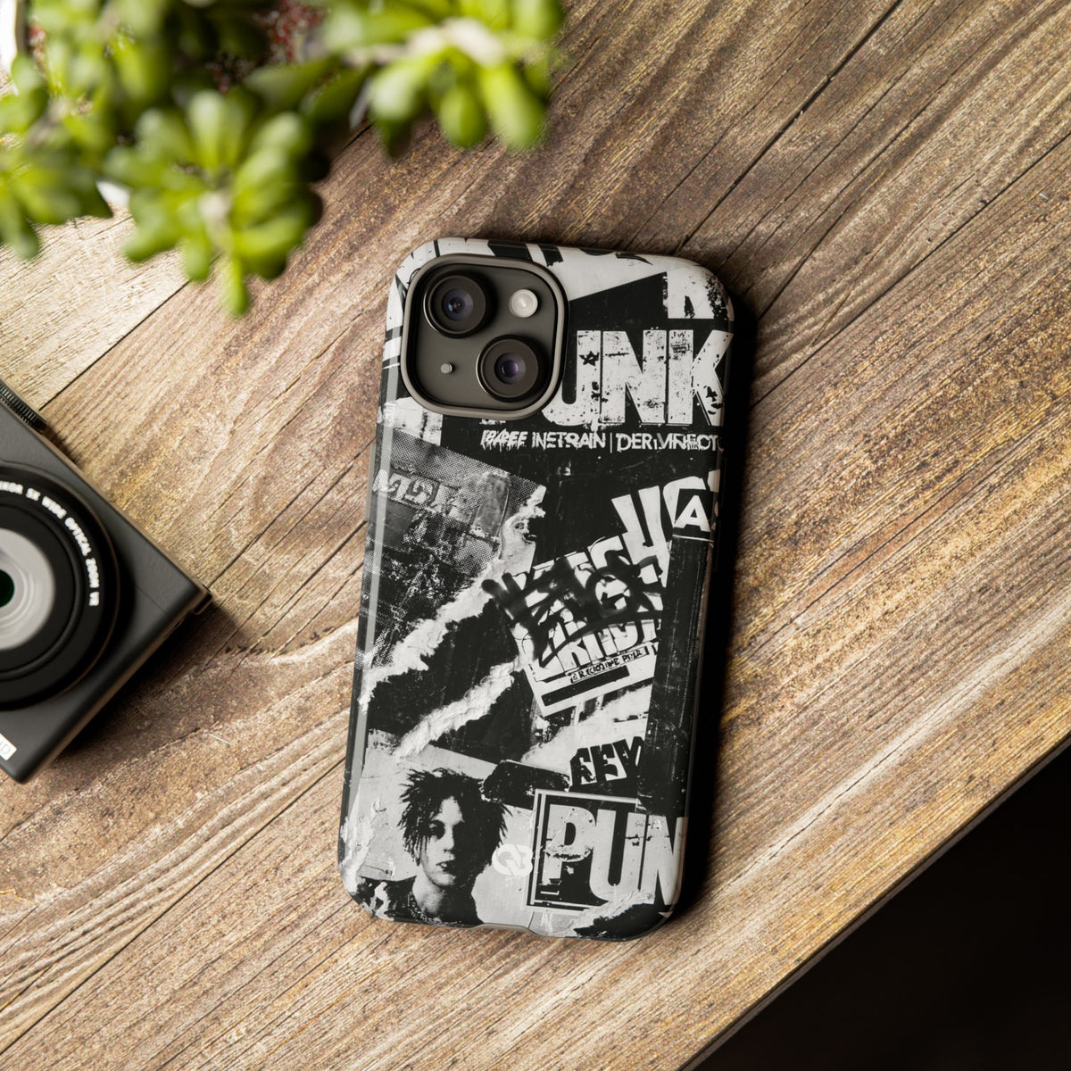 Underground Punk Collage · Tough Phone Case for iPhone · Black