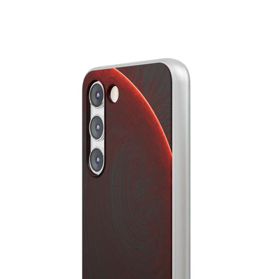Red Lite Phone Case for Samsung - Crimson Flare Flux