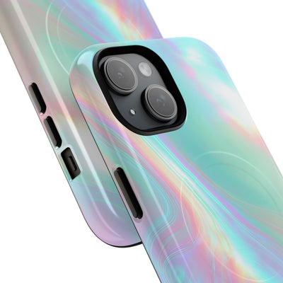 Prismatic Liquid Light · Tough 2.0 Magnetic Phone Case for iPhone · Teal