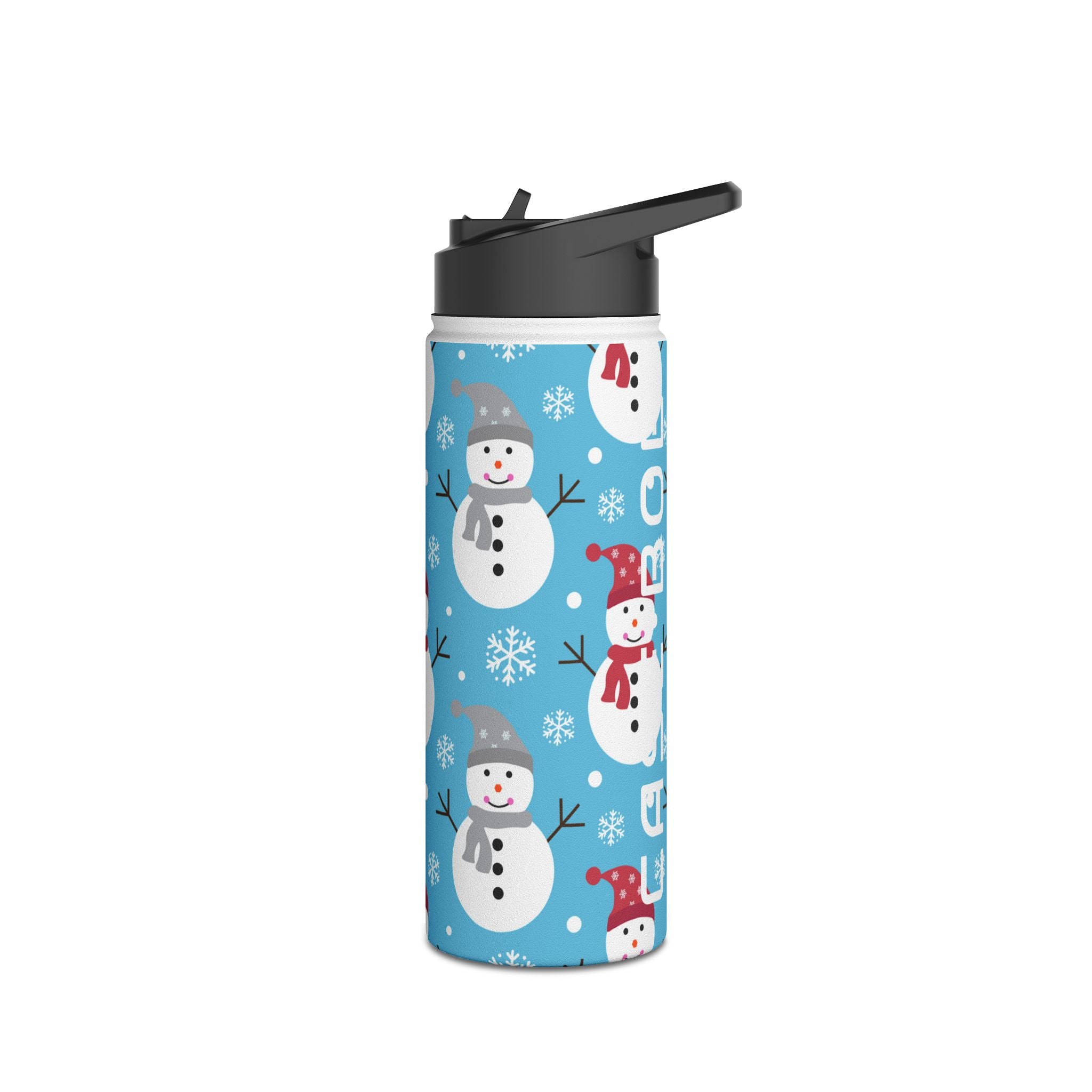 Snowman Glow - Rustfrit Stål Vandflaske