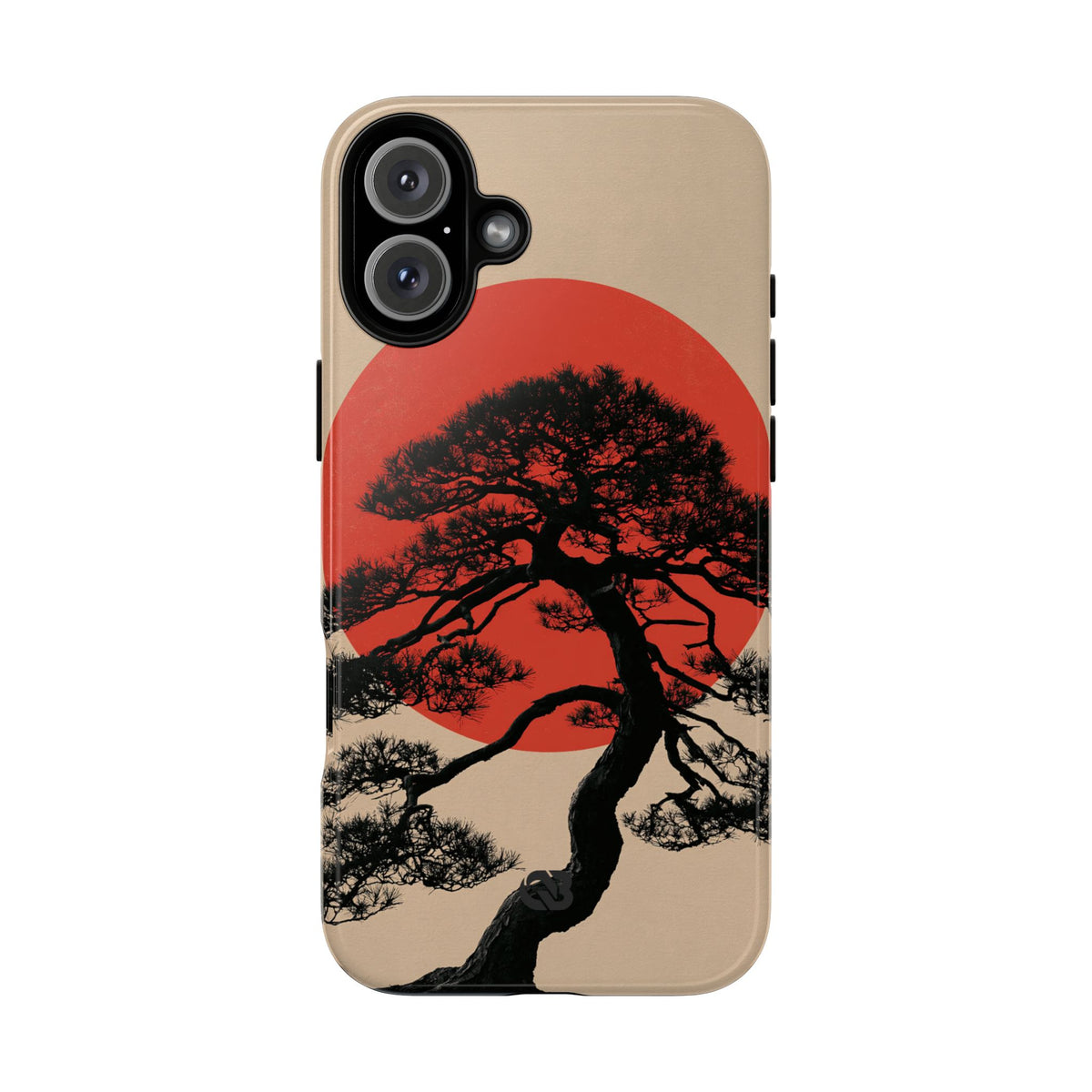 Crimson Pine Solitude · Tough Phone Case for iPhone · Beige