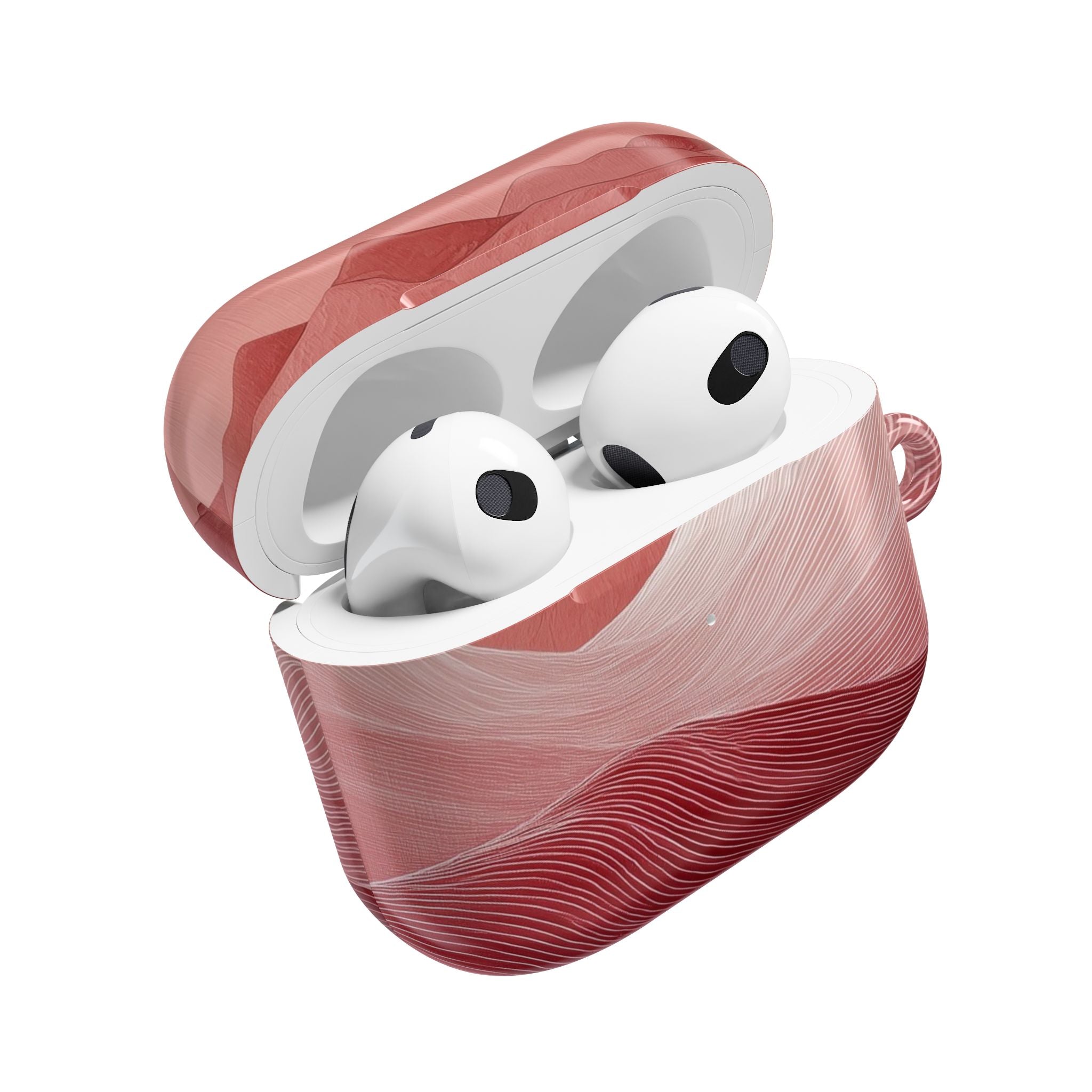 White Orb Dunes - AirPods Case