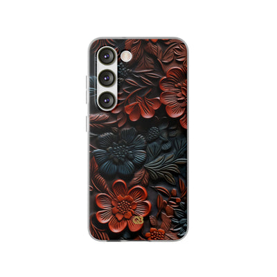 Carved Earth Bloom · Soft Phone Case for Samsung