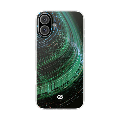 Orbital Data Stream · Lite Phone Case for iPhone ·  Green