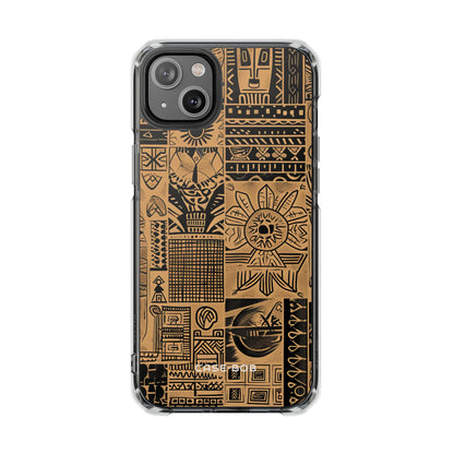 Tribal Faces iPhone 14 Plus Case - Impact