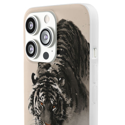Ink Wash Tiger · Lite Phone Case for iPhone ·  Beige