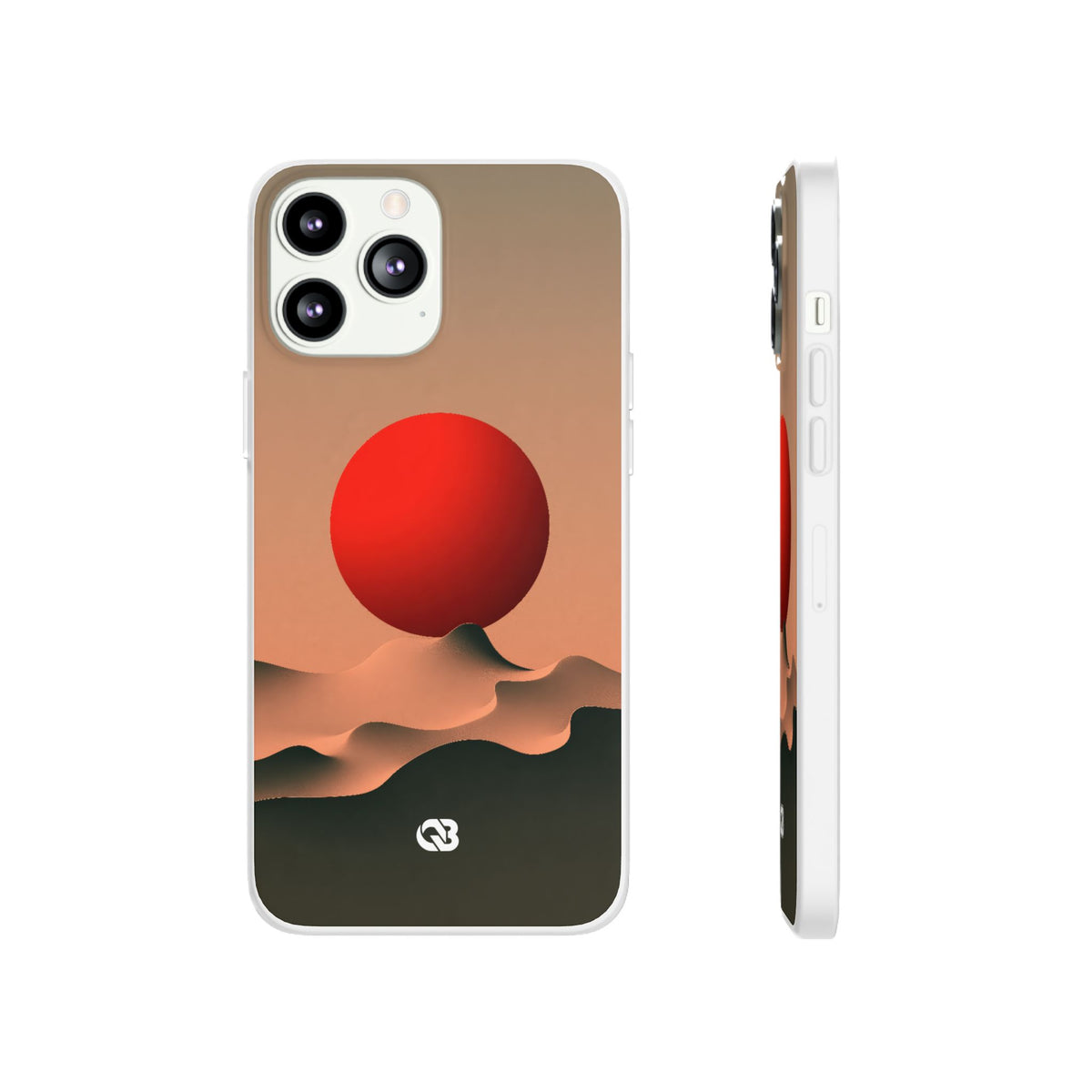 Crimson Sol Ridge · Lite Phone Case for iPhone ·  Red